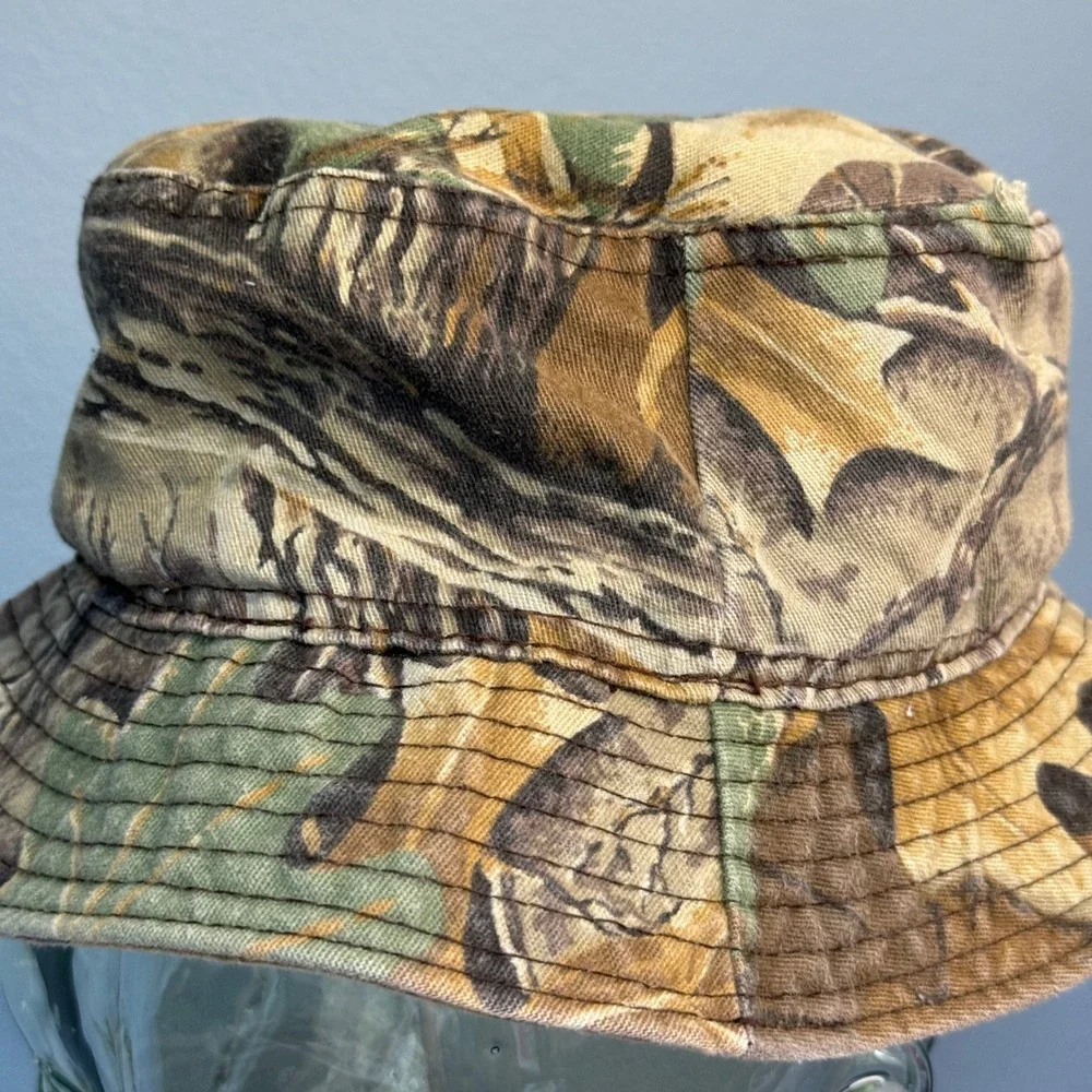 Vintage Advantage Camo GORE-TEX Bucket Hat Kids Woodland Camouflage‎ Waterproof